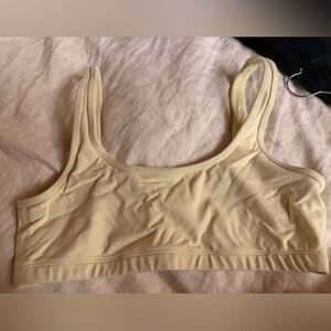 Aritzia TNA mini bra top Medium Yellow